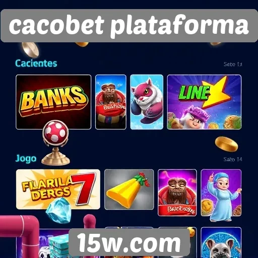 Opções de jogos disponíveis no site cacobet